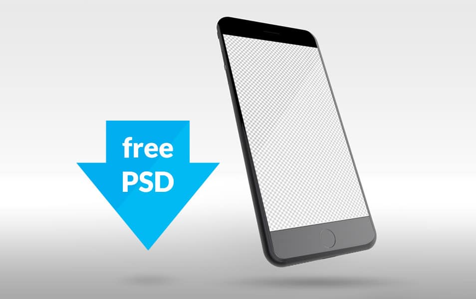 50+ iPhone 7 Mockup Design Templates 39 FREE iPhone 7 perspective MockUp