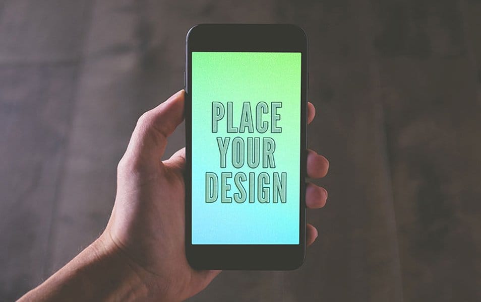 50+ iPhone 7 Mockup Design Templates 11 Free Jet Black iPhone 7 Plus Photo Mockup PSD