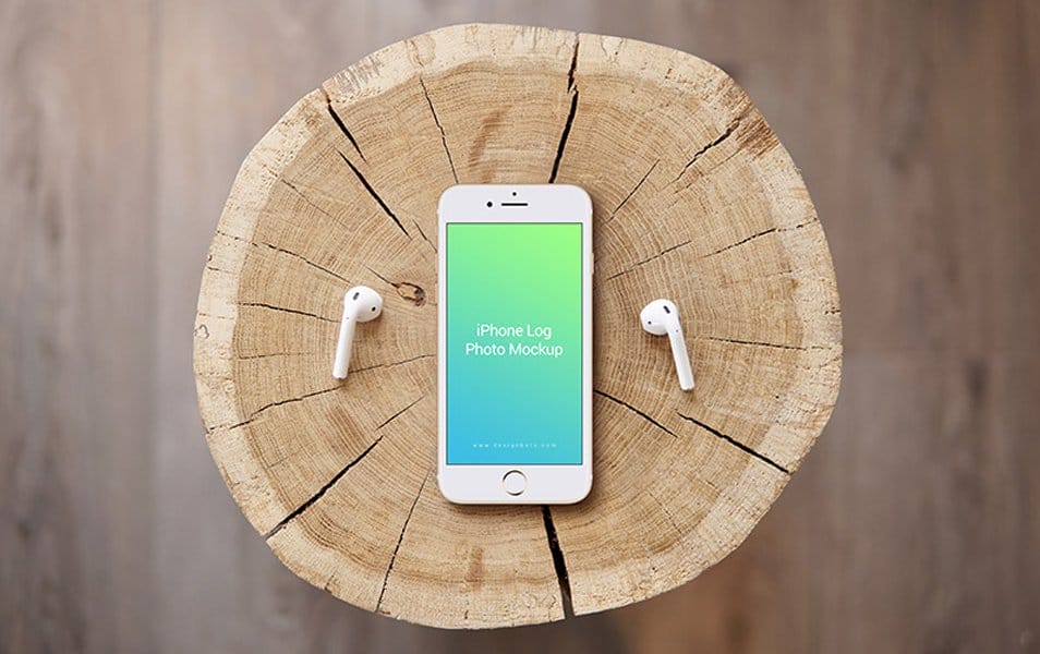 50+ iPhone 7 Mockup Design Templates 22 Free iPhone 7 Gold & Jet Black Log Photo Mockup PSD