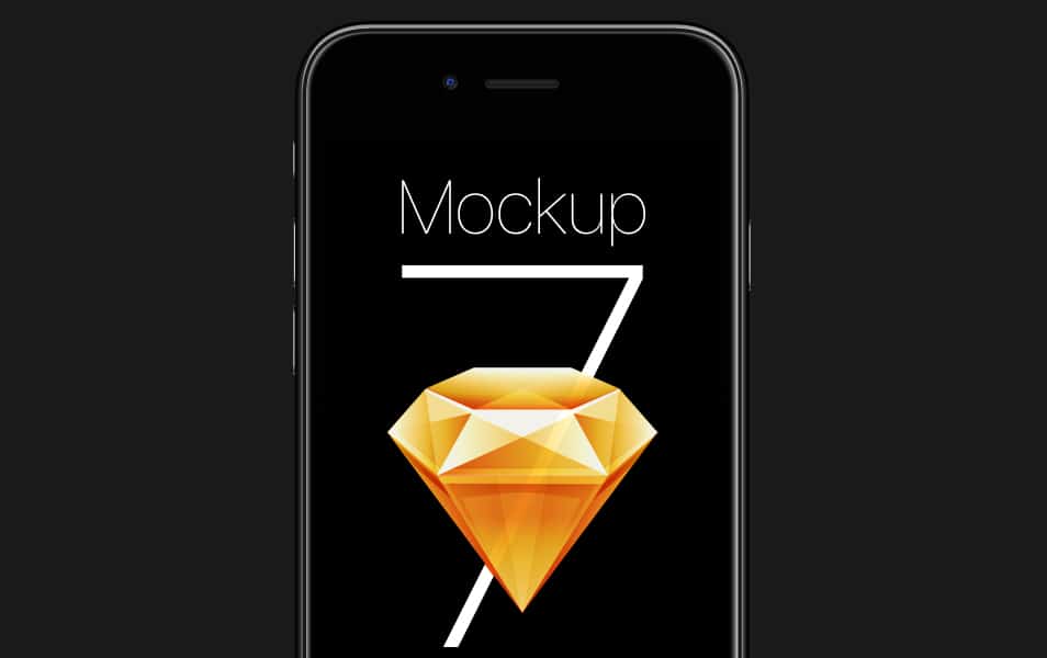 50+ iPhone 7 Mockup Design Templates 58 Free iPhone 7 Sketch Mockup