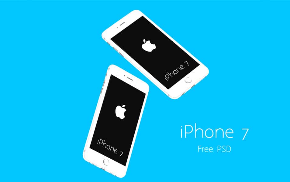 50+ iPhone 7 Mockup Design Templates 35 Iphone 7 PSD Mockup