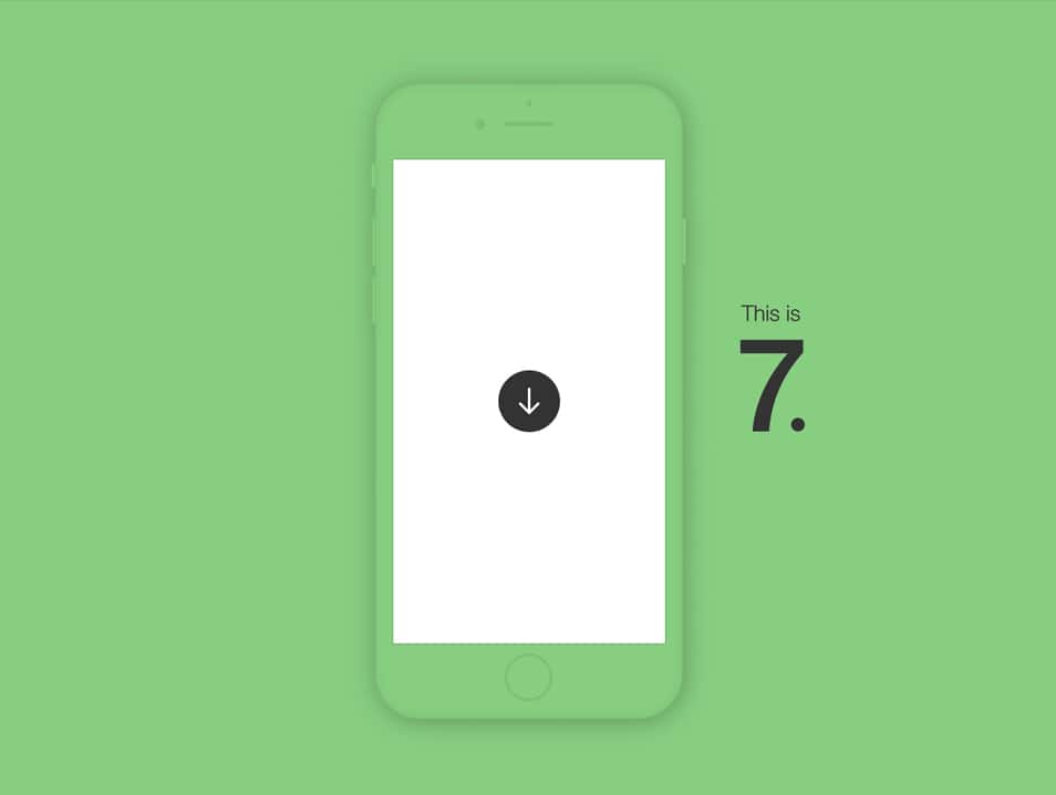 50+ iPhone 7 Mockup Design Templates 53 iPhone 7 Mockup PSD