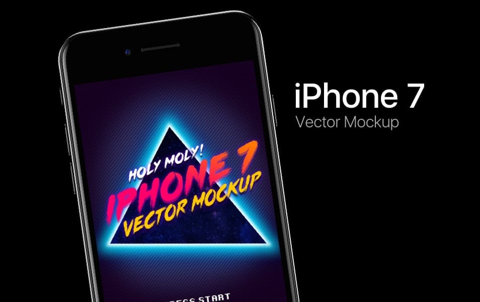 50+ iPhone 7 Mockup Design Templates 72 iPhone 7 Sketch Mockup