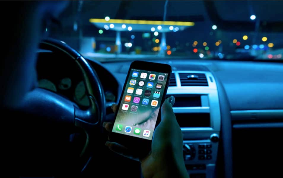 50+ iPhone 7 Mockup Design Templates 36 iPhone7 at night (Free Mockup)