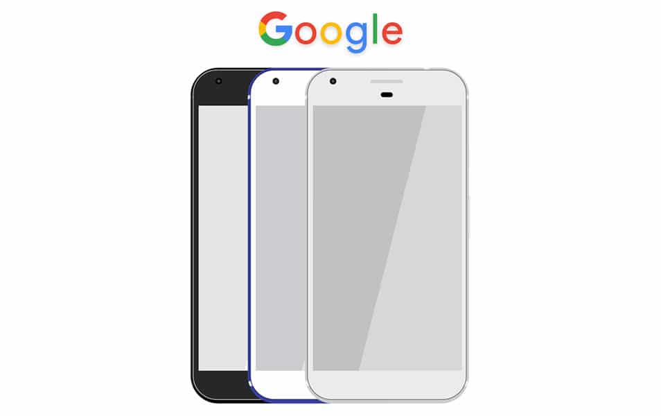 Google Pixel Free PSD Mockup