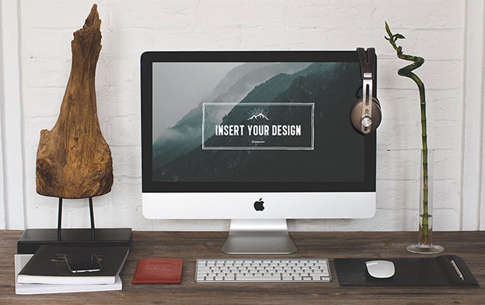 The Ultimate Collection of 2000+ Free Mockup Templates PSD Designs 18 2 Hip Desktop Mockups