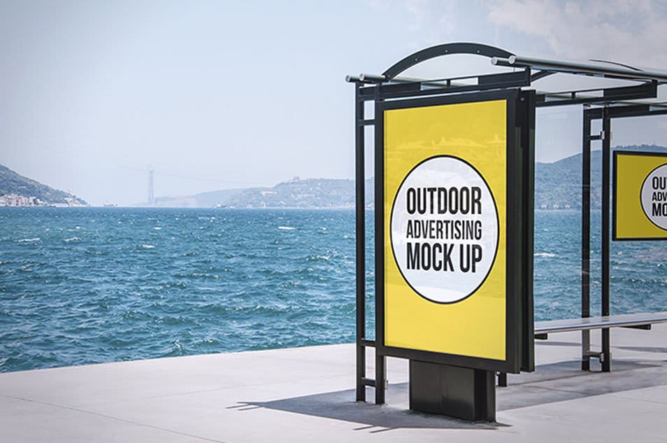 2 Outdoor Advertising MockUps