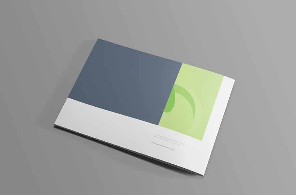 A4 Landscape Brochure Mockup