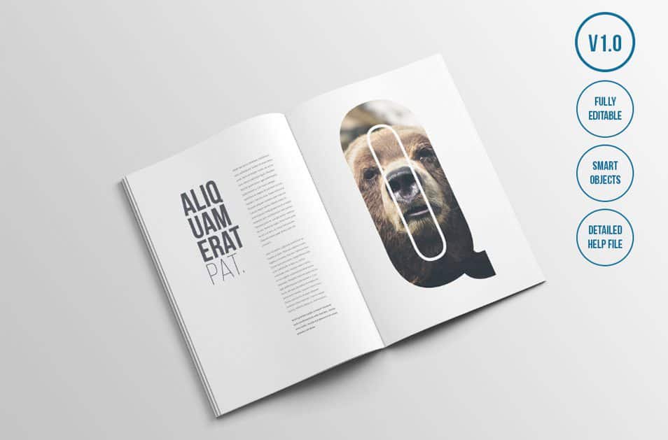 A4 Magazine Mockup