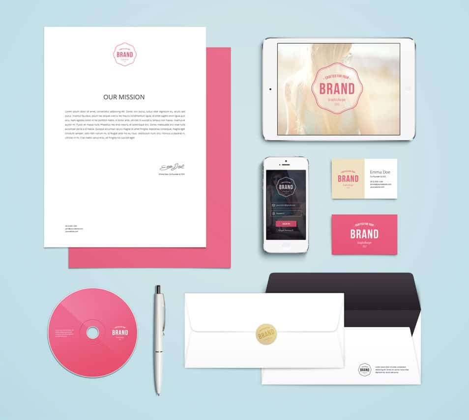 The Ultimate Collection of 2000+ Free Mockup Templates PSD Designs 321 Branding Identity MockUp