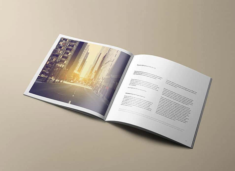 The Ultimate Collection of 2000+ Free Mockup Templates PSD Designs 353 Brochure Mock-Up / Square Edition