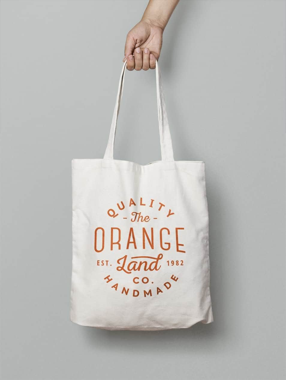 Canvas Tote Bag MockUp