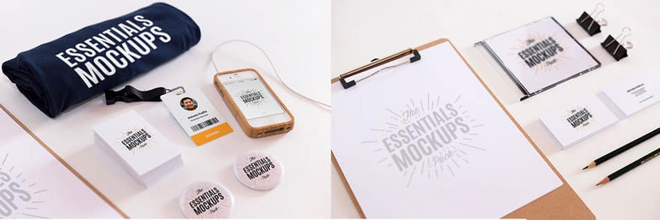 Essentials Mockups Free Set