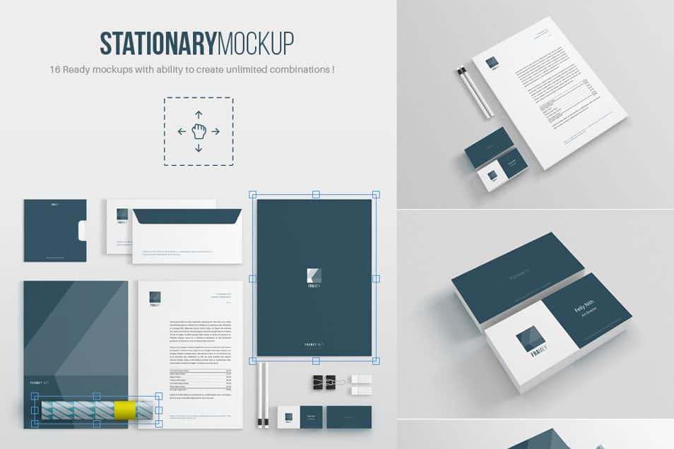 The Ultimate Collection of 2000+ Free Mockup Templates PSD Designs 289 Free Stationery Mockup