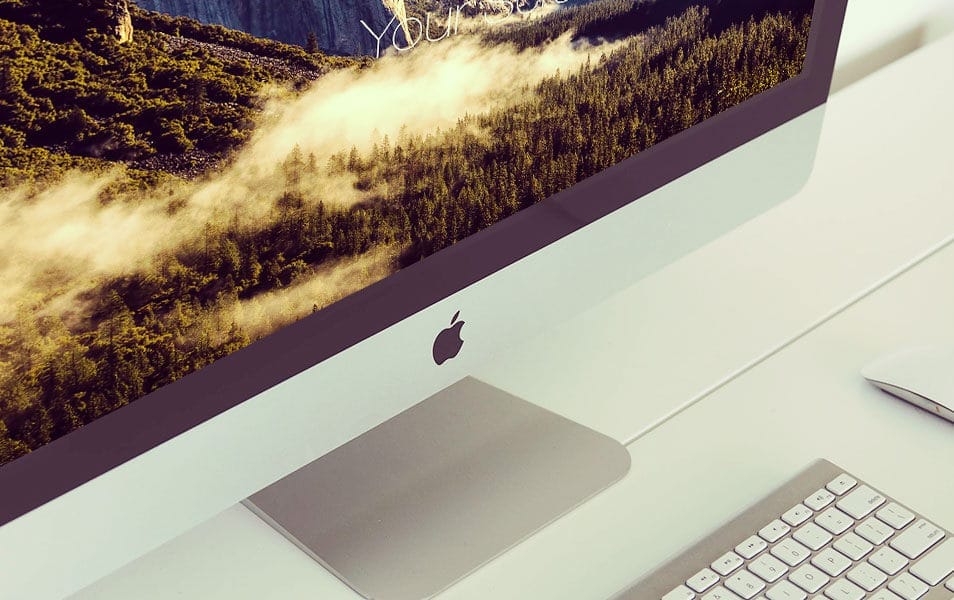 The Ultimate Collection of 2000+ Free Mockup Templates PSD Designs 24 Free iMac photorealistic mockup set