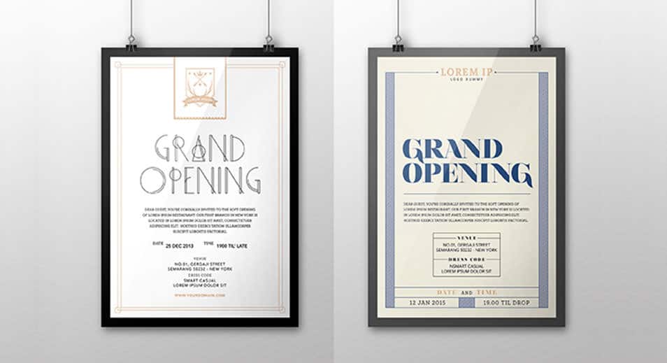 Grand Opening Flyer