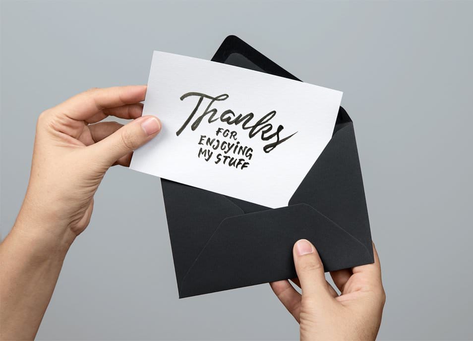 Greeting Card PSD MockUp