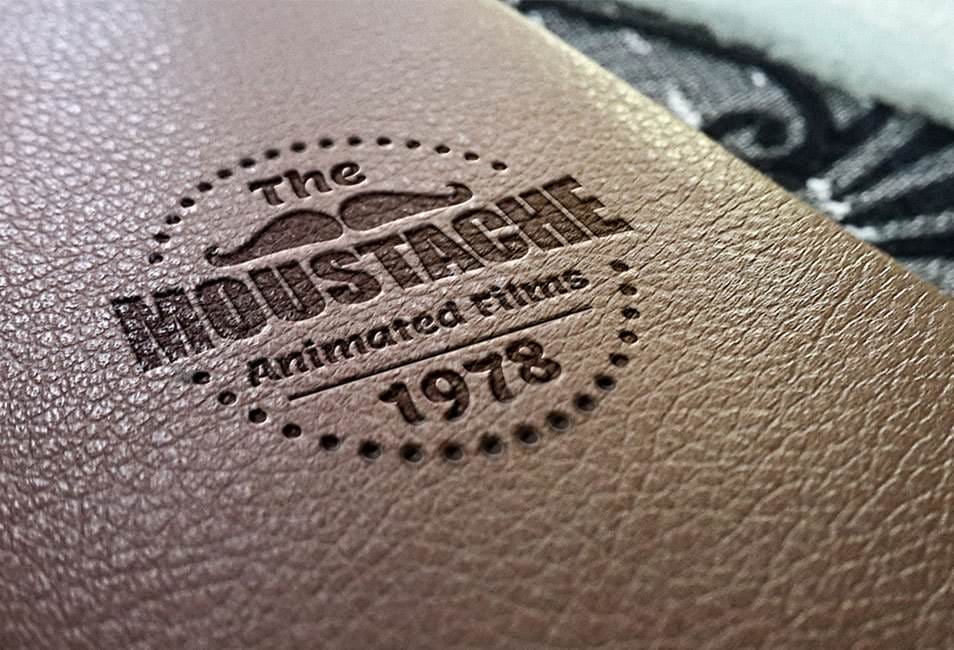 Leather Stamping Logo Mockup