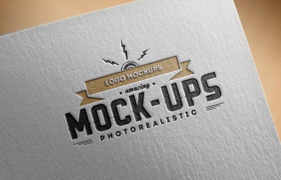 The Ultimate Collection of 2000+ Free Mockup Templates PSD Designs 216 Logo Mock-Up Paper Edition 1
