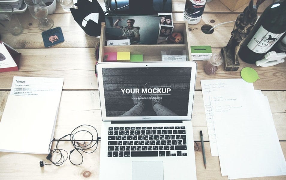 The Ultimate Collection of 2000+ Free Mockup Templates PSD Designs 57 Macbook Air PSD Mockups
