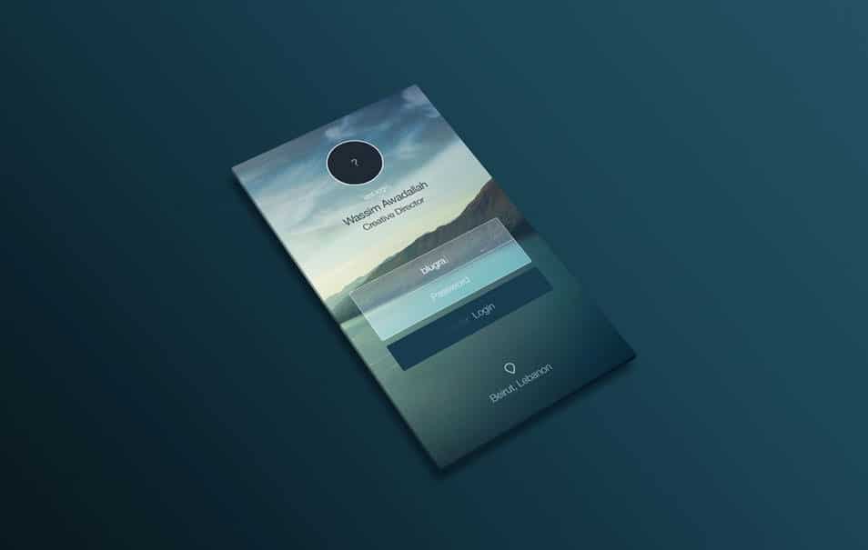 Perspective App Design MockUp