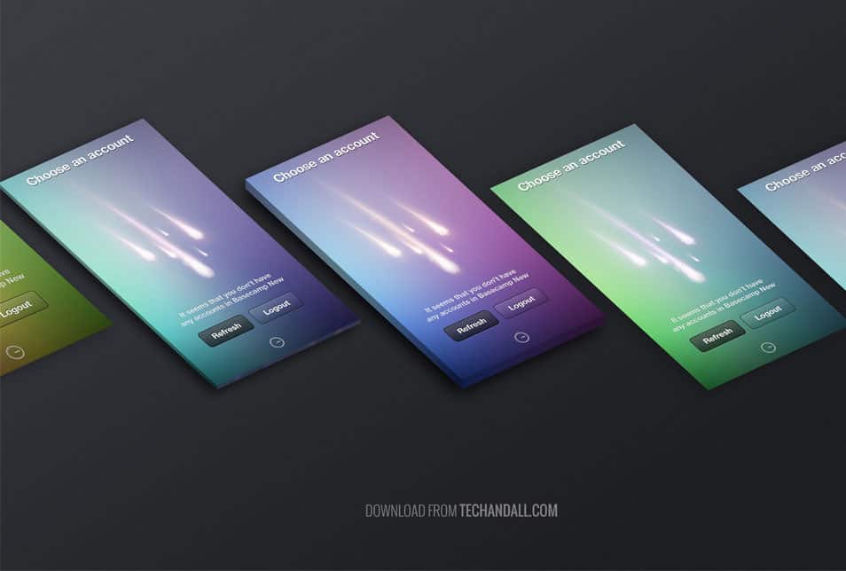 The Ultimate Collection of 2000+ Free Mockup Templates PSD Designs 132 Perspective Screen MockUp