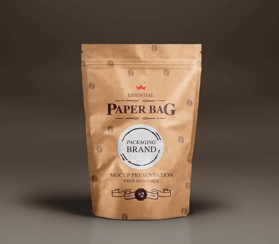 Psd Paper Bag MockUp Template