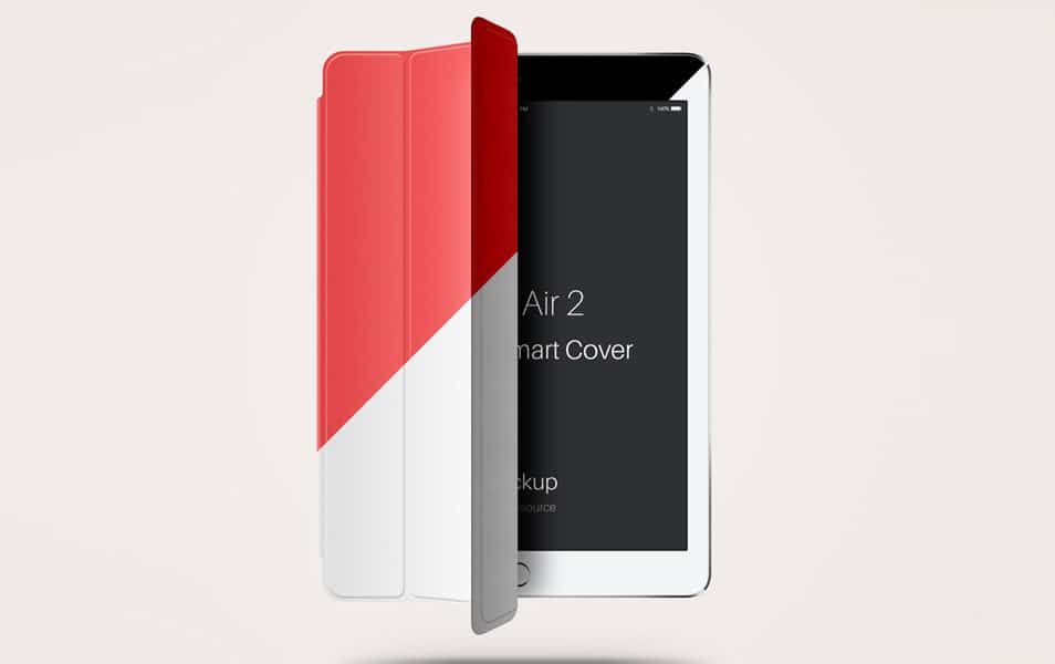 The Ultimate Collection of 2000+ Free Mockup Templates PSD Designs 76 Psd iPad Air 2 Smart Cover