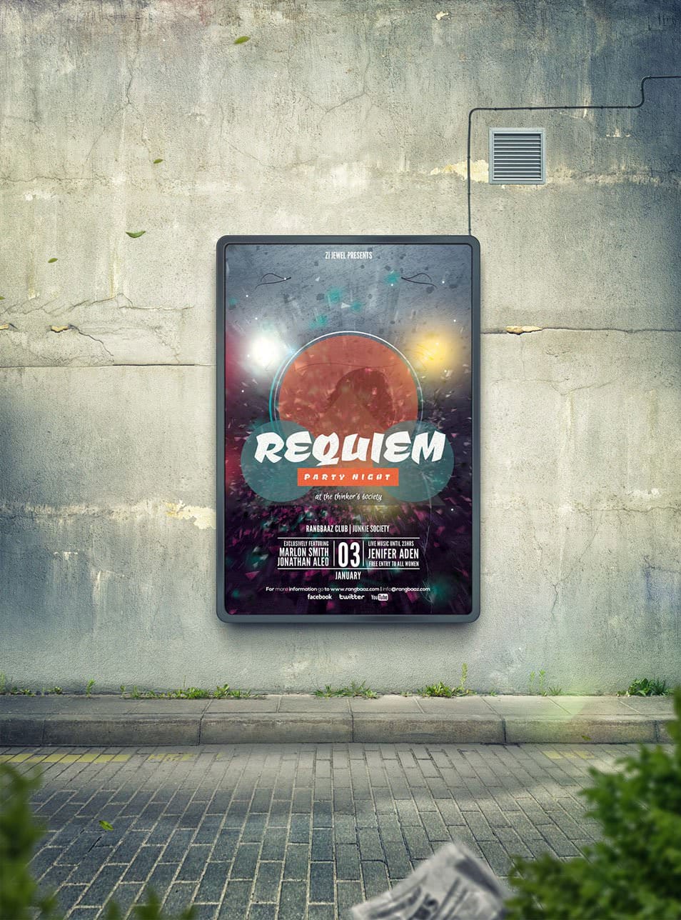 REQUIEM Party Flyer