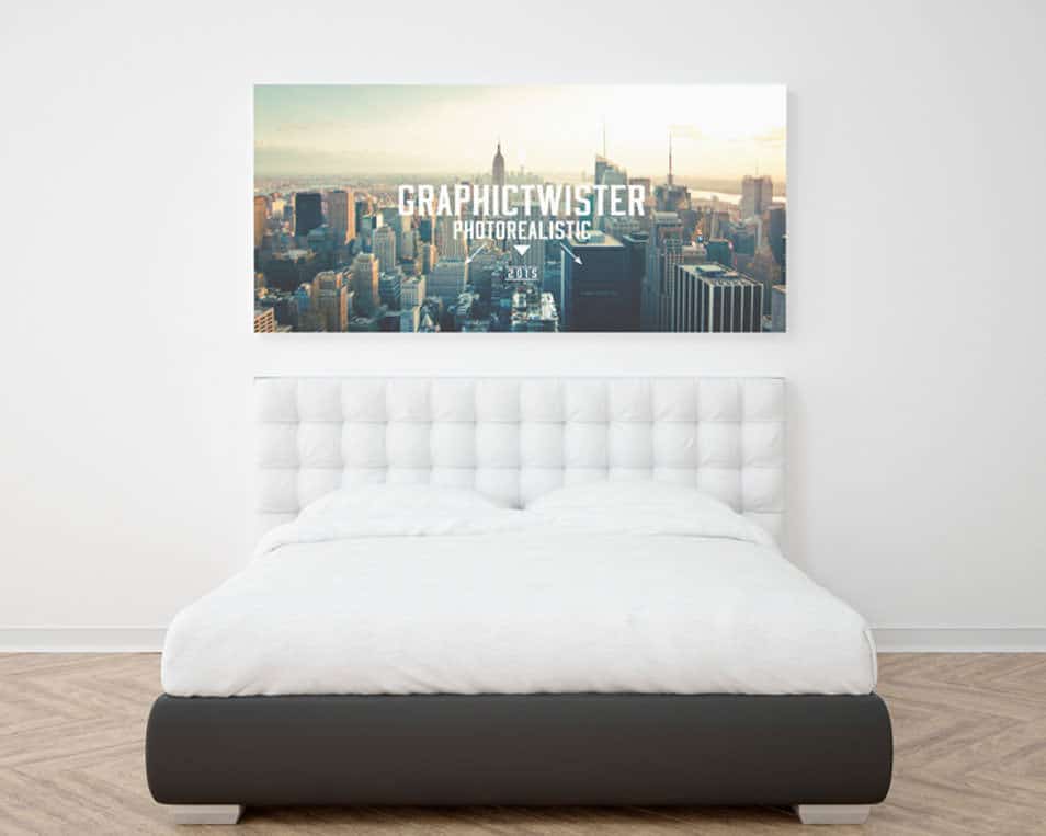 Realistic Poster Frame Mockup