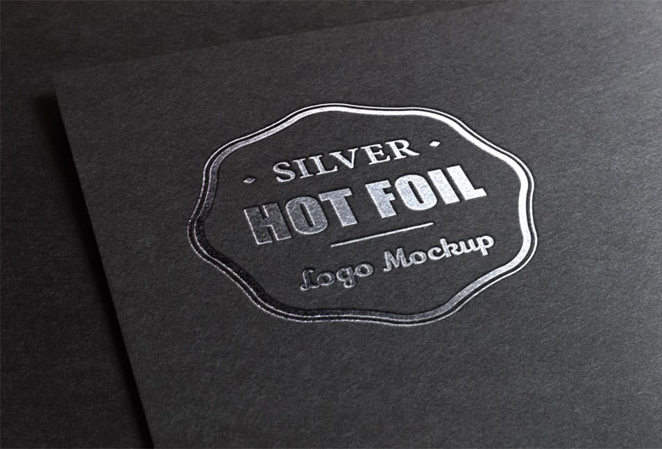 Silver Stamping Logo MockUp