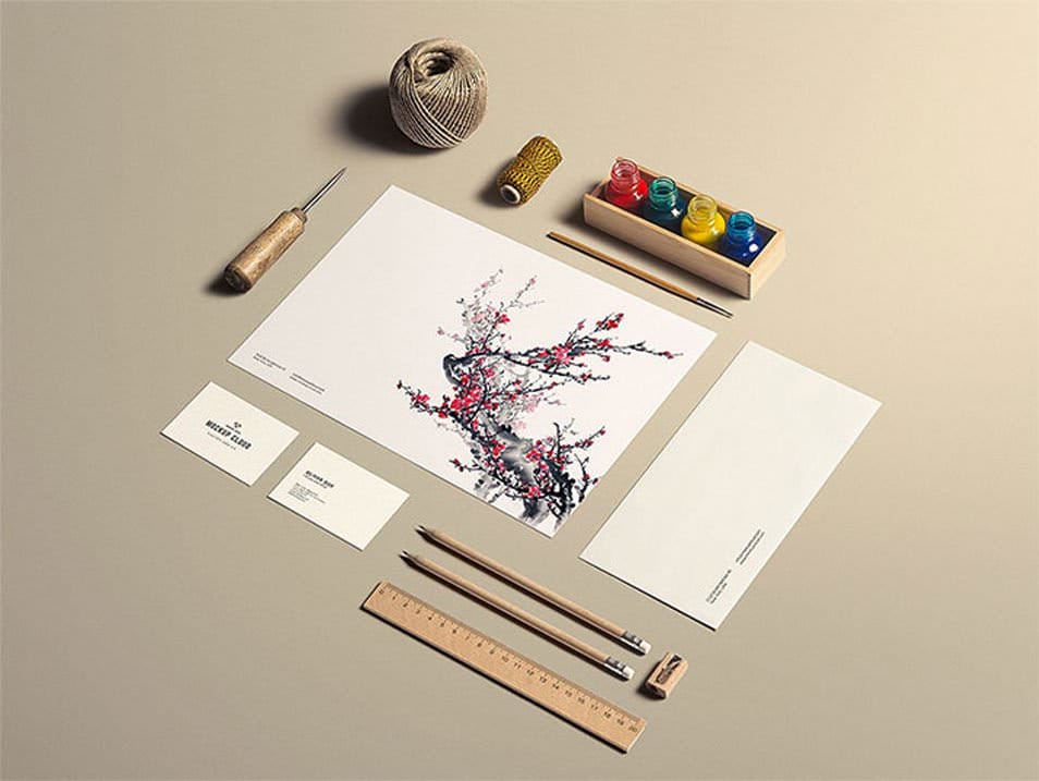 Stationery MockUp Art Craft