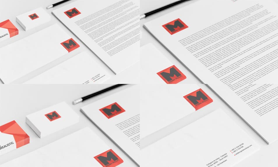 The Ultimate Collection of 2000+ Free Mockup Templates PSD Designs 318 Stationery Mockup 01
