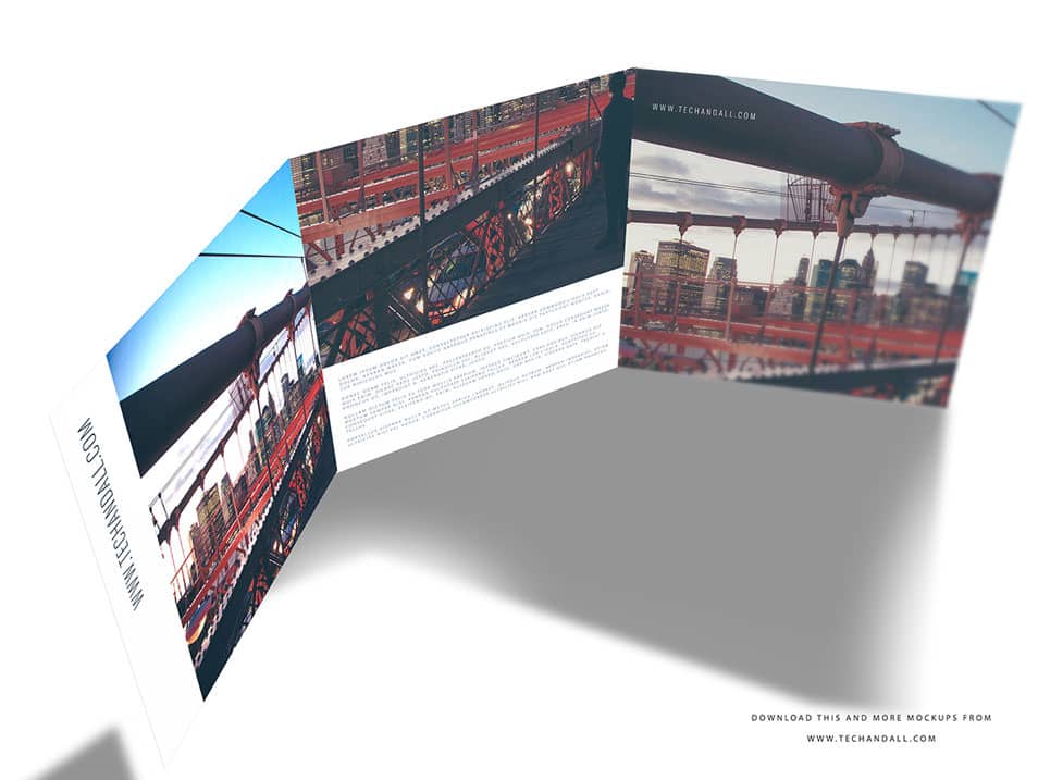 The Ultimate Collection of 2000+ Free Mockup Templates PSD Designs 355 Tri Fold Mock up