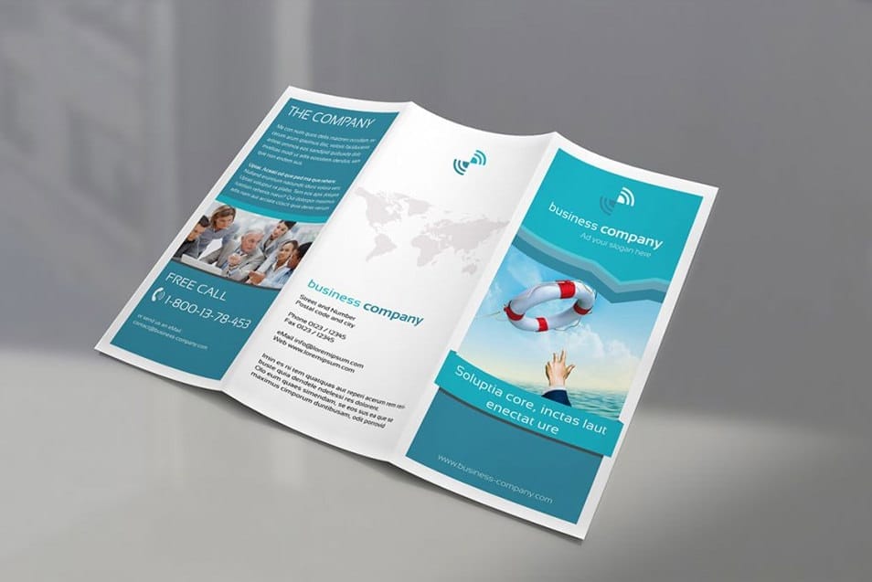 Trifold Brochure Mockup