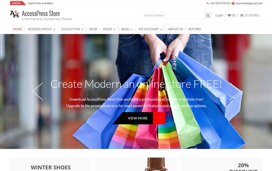 AccessPress Store Responsive WordPress Theme