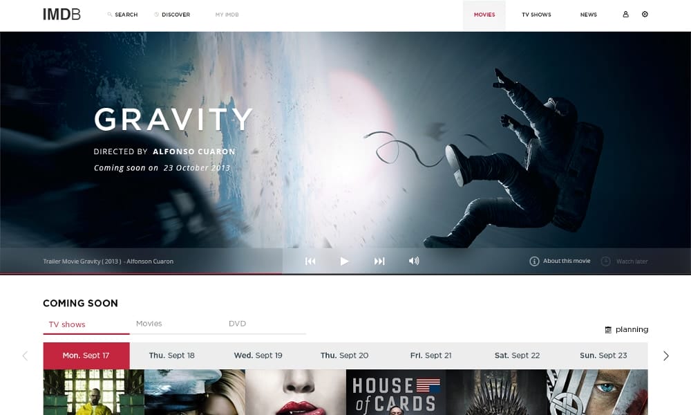 Redesign Concept of Famous Brands 75 IMDB Redesign