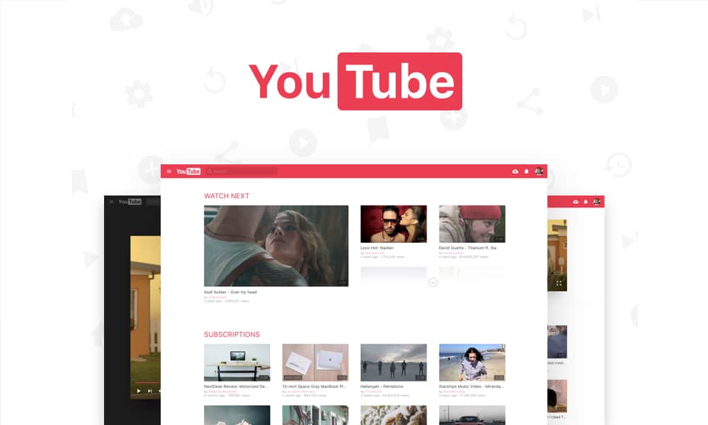 Redesign Concept of Famous Brands 86 YouTube Redesign Concept