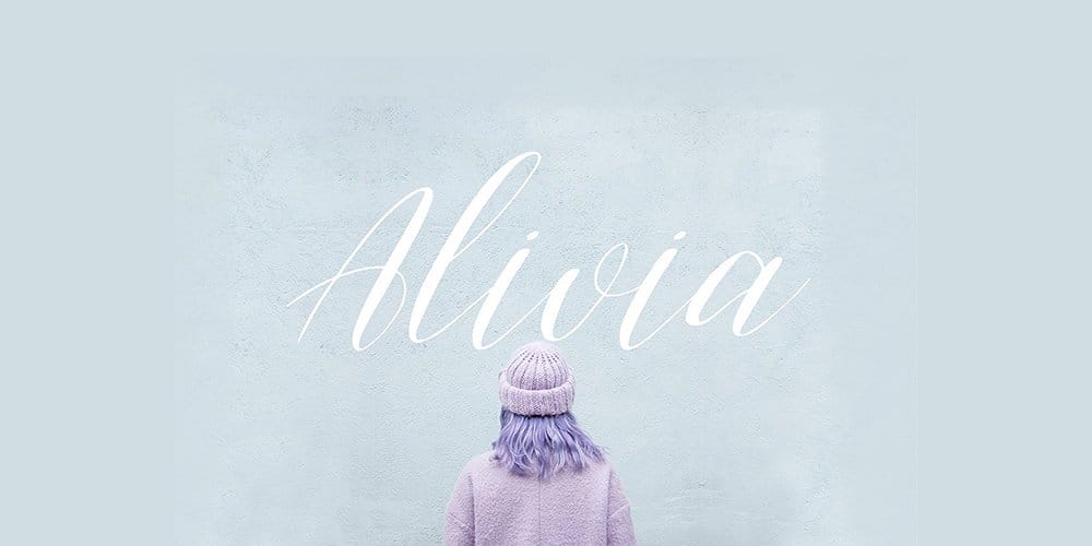 200+ Great Free Fonts for Designers 454 Alivia-Script-Font