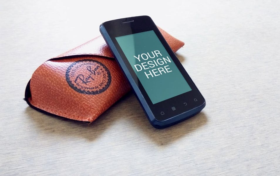 300+ Smartphone Mockup PSD Templates 331 Android SmartPhone On Surface