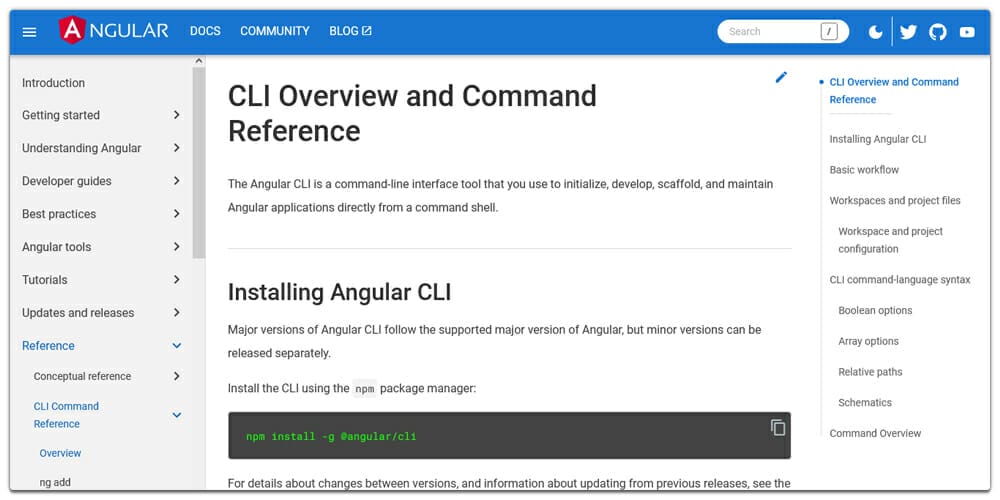 Angular CLI