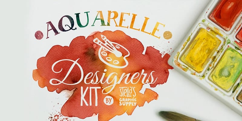 Free Watercolor Elements for Designers 114 Aquarelle-Designers-Kit-Mini