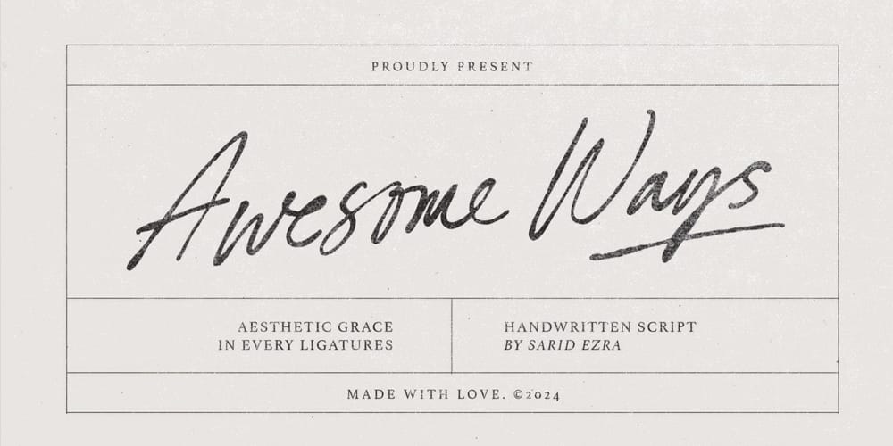 250 + Free Modern Script Fonts for Designers 26 Awesome Way Script