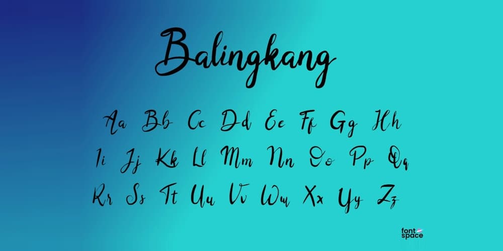 Balingkang Font