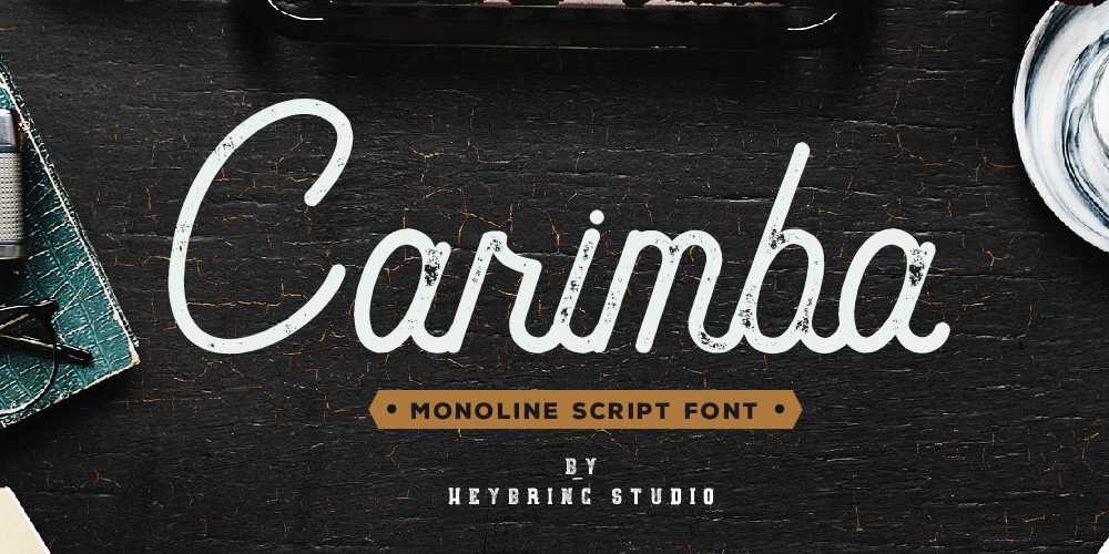 200+ Great Free Fonts for Designers 439 Carimba Script Font