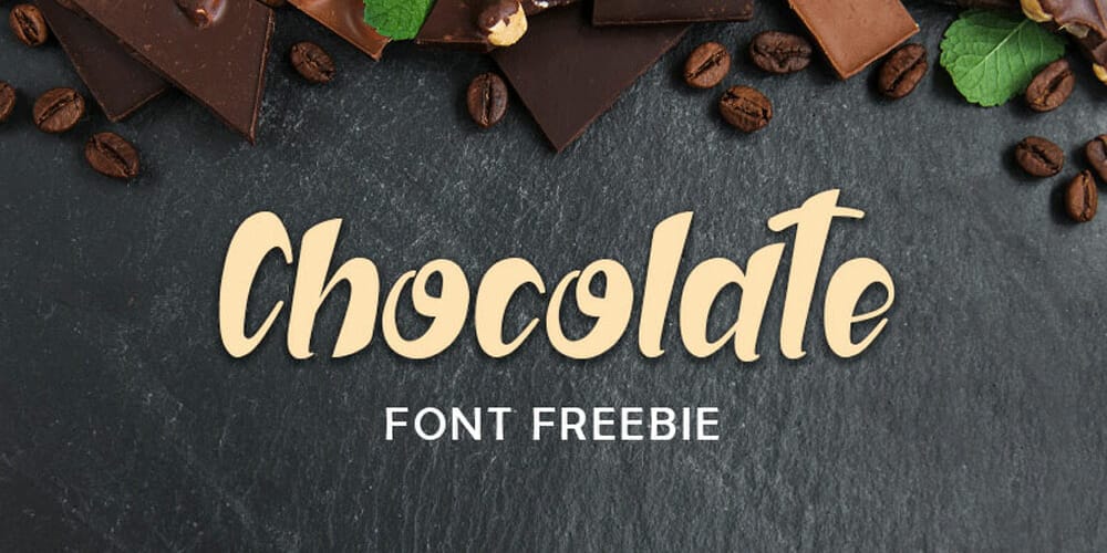 250 + Free Modern Script Fonts for Designers 189 Chocolate Font