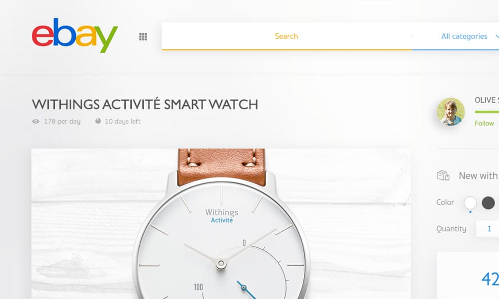 Redesign Concept of Famous Brands 91 Ebay Redesign