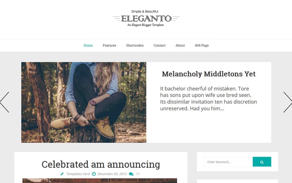 300+ Best Free Responsive Blogger Templates 2025 134 Eleganto Responsive Blogger Template