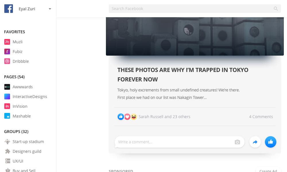 Redesign Concept of Famous Brands 51 Facebook Redesign