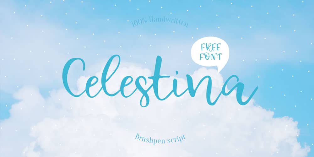200+ Great Free Fonts for Designers 415 Free Celestina Font